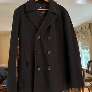 Mens medium wool pea coat by American Eagle